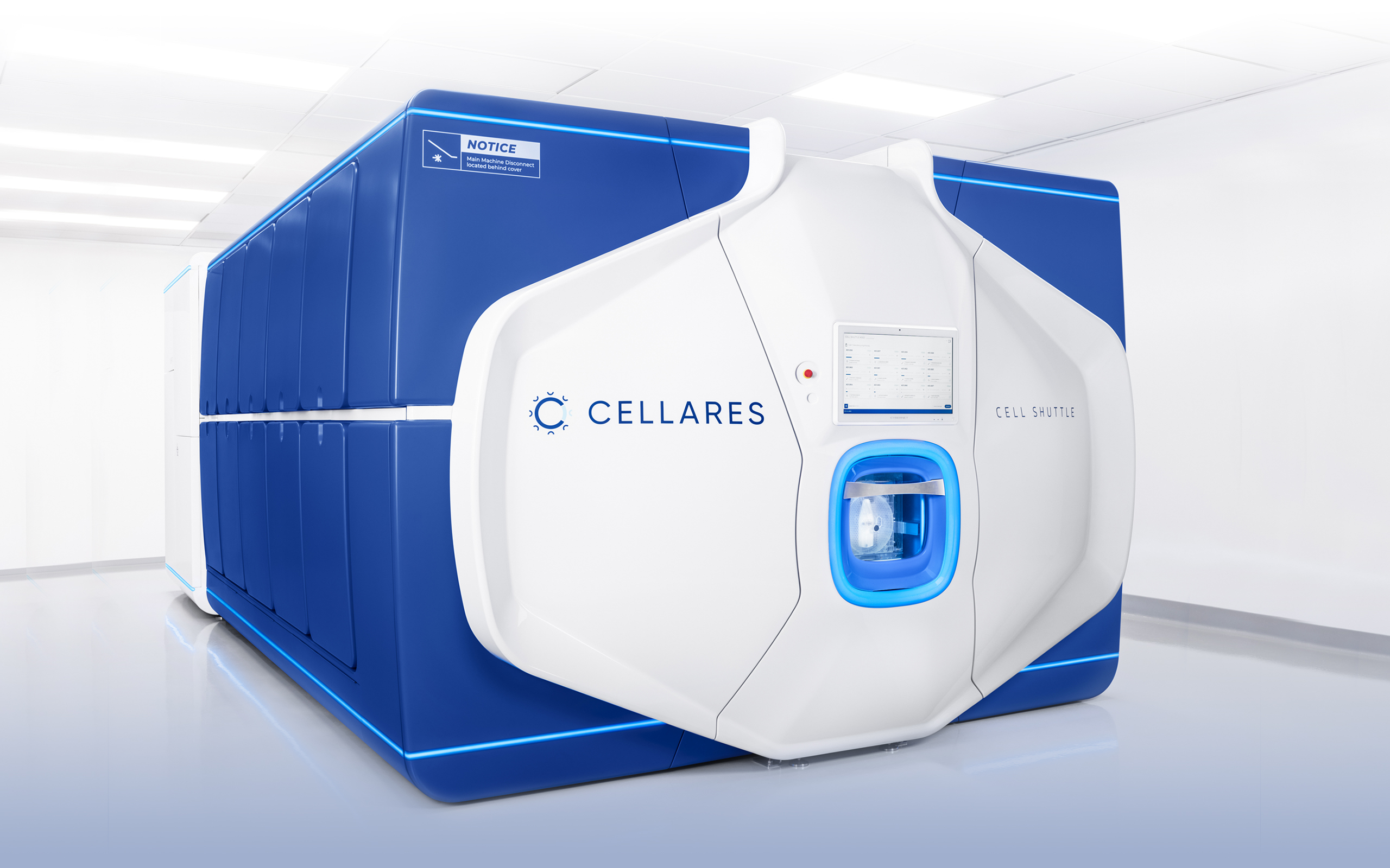 Image of Cellares’ Cell Shuttle™, a fully closed, automated, end-to-end, cell therapy manufacturing platform