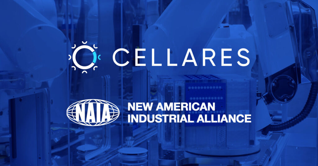 Cellares Joins New American Industrial Alliance, Advancing U.S. Biopharmaceutical Manufacturing Independence